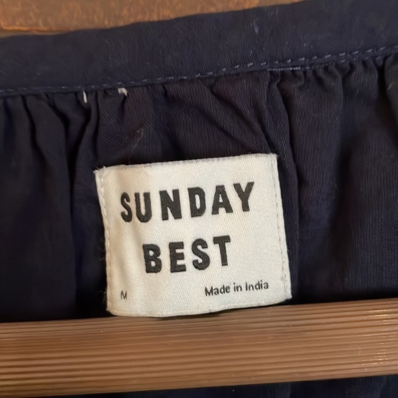 Aritzia Sunday Best Cotton Peasant Dress - Picture 9 of 9